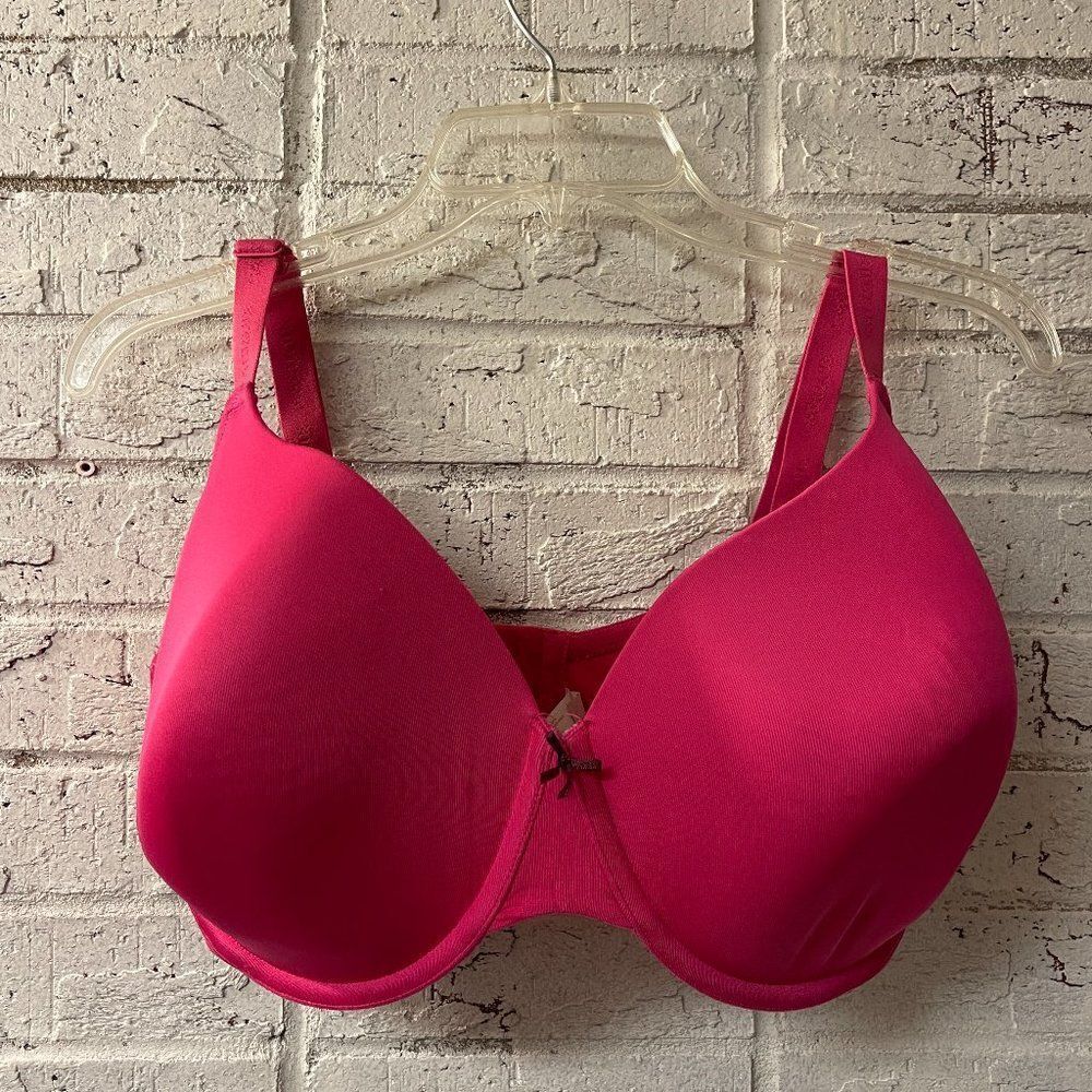 Cacique | Pink Lightly Lined T-shirt No Wire Bra Size 38H Plus Size